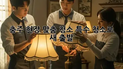충주 현장 맞춤 청소, 특수 청소로 ✨ 새 출발!