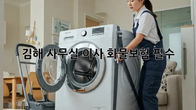 김해 사무실 이사? 화물보험 필수! 📦💰